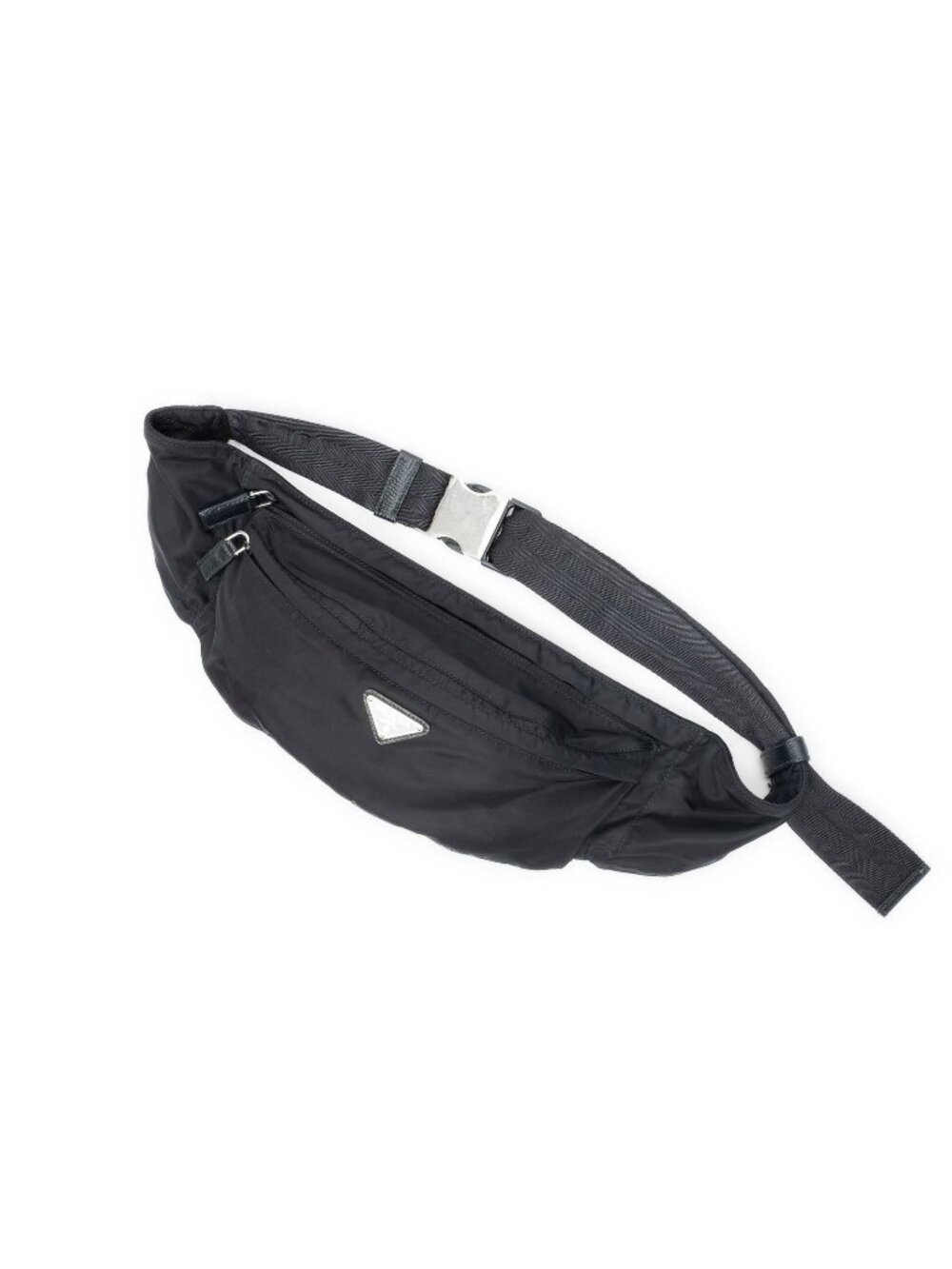 Prada Belt Bag Black Nylon Canvas